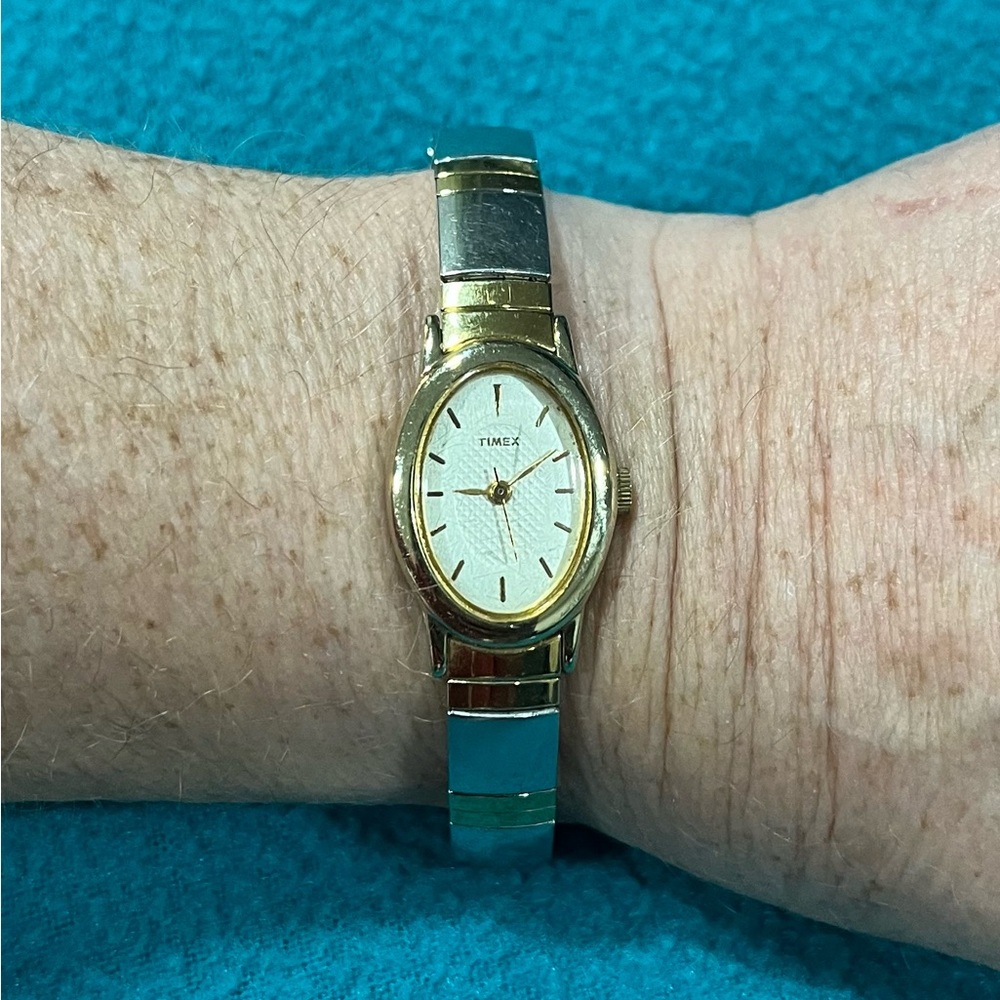 Timex Two-Tone Gold and Silver Watch